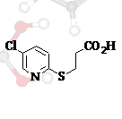 3-[(5-Chloro-2-pyrdinyl)thio]propionic acid